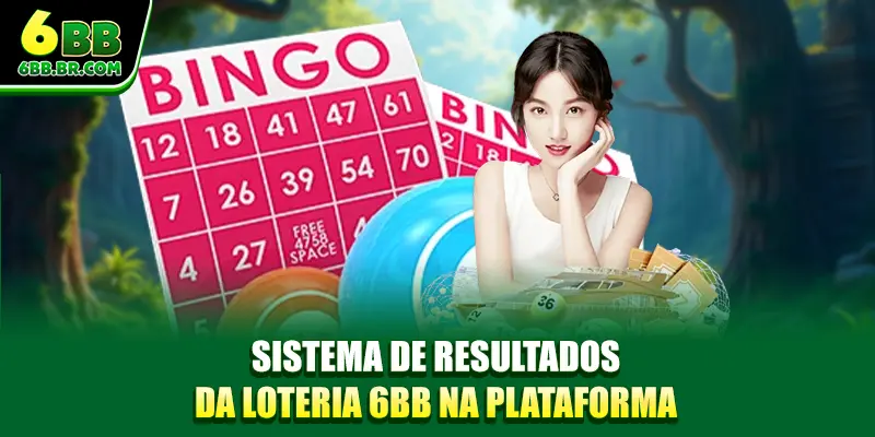 Sistema de resultados da loteria 6BB na plataforma